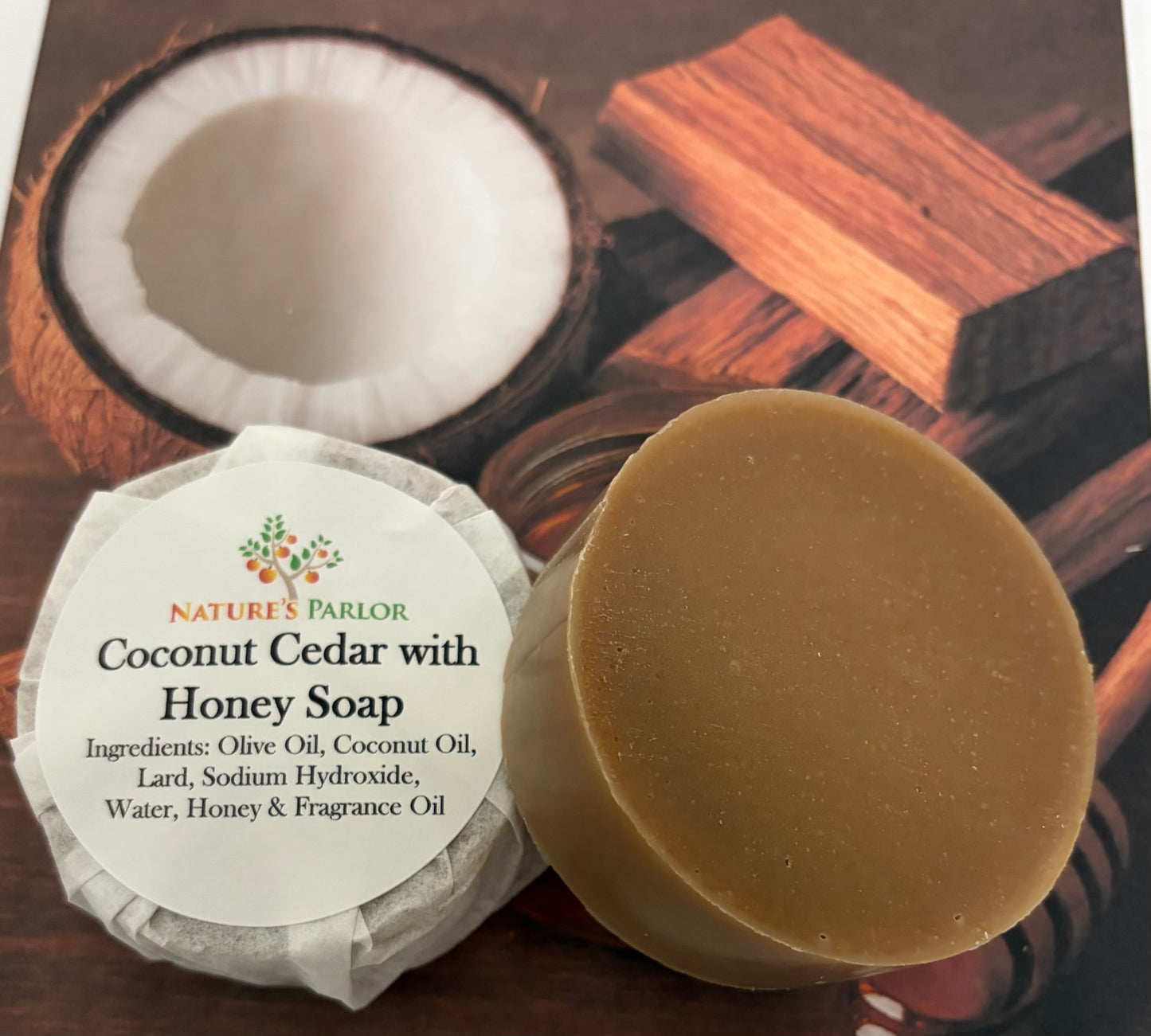 Coconut Cedar with Honey Soap