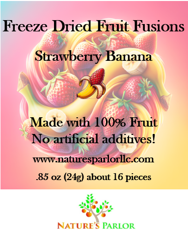 Freeze Dried Fruit Fusions-Strawberry Banana