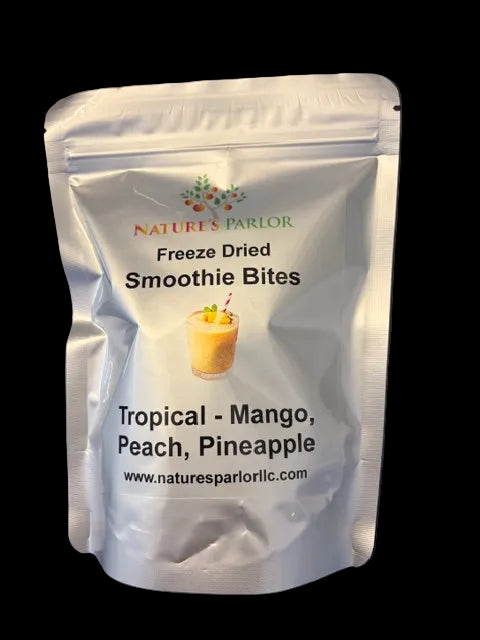 Freeze Dried Smoothie Bites-Tropical (Pineapple, Mango, Peach)