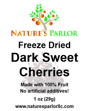 Freeze Dried Organic Dark Sweet Cherries